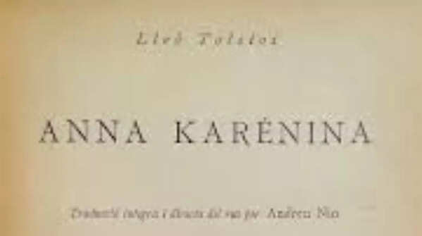 Anna Karenina by Leo Tolstoy