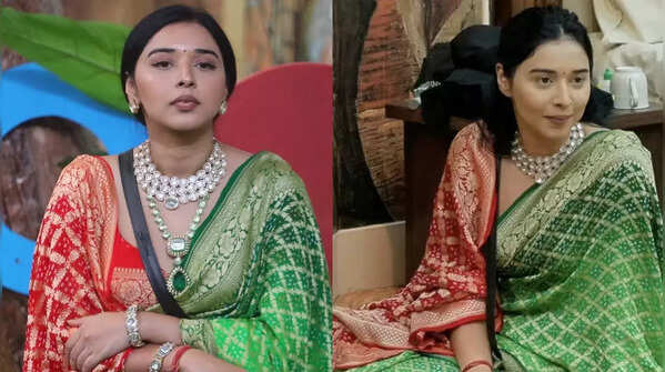 Regal green and red jewellery pairing