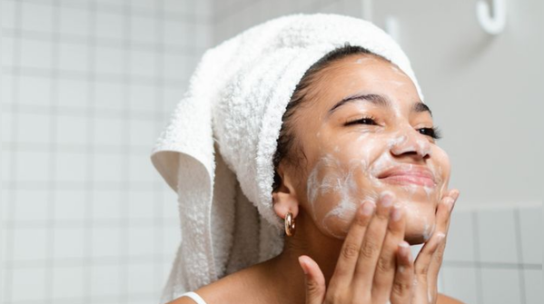 Cleanse gently (and choose non-comedogenic formulas)