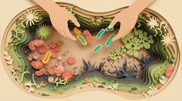 Alterations in symbionts of the intestines