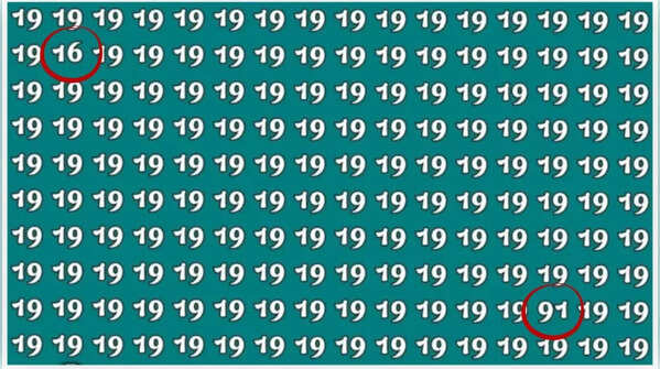 How to spot them in the optical illusion above