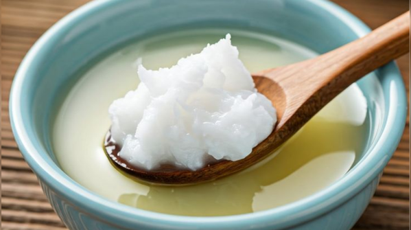 A combination of coconut and olive oil