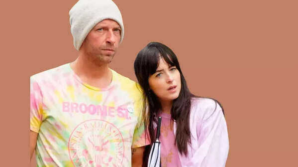 Dakota Johnson and Chris Martin