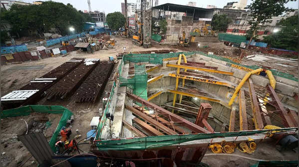 One of Chennai’s most complex underground stations