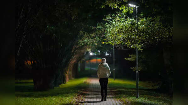 5. Step outside at midnight
