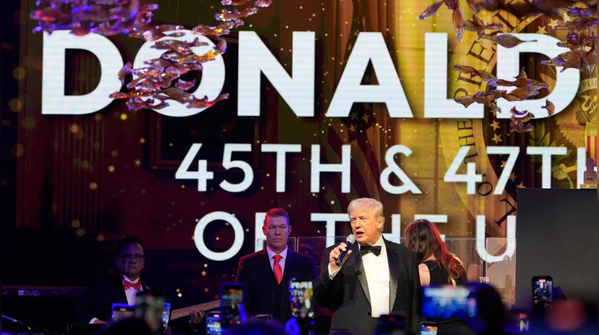 Trump at New Year's gala