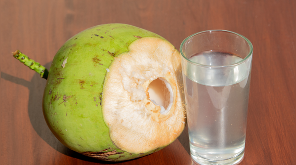 Coconut water to rehydrate quietly