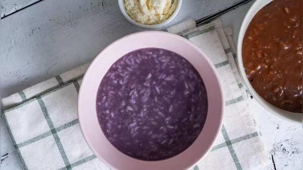 Dessert: Purple Yam Porridge