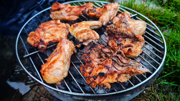 Eating charred or very dark grilled foods