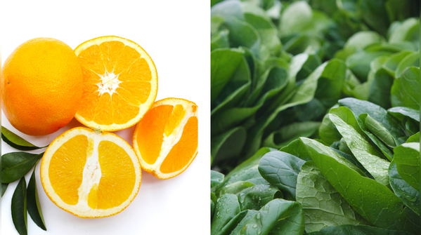 Nutrition fact of the day: Spinach doesn’t supply usable iron unless paired with vitamin C