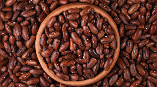 Beans are high in iron