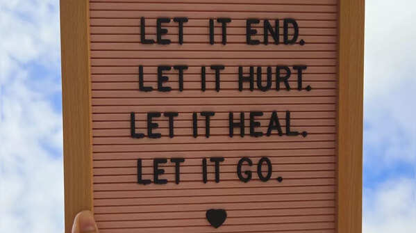 "Letting go of toxic people"