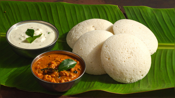 Soft idli or dal-based pancakes