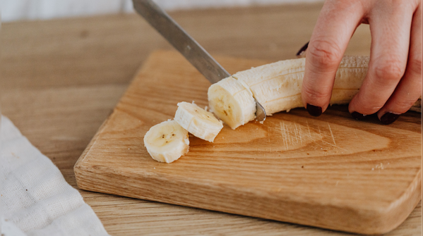 Ripe banana pieces