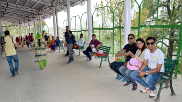 Yatra registration counters and RFID cards