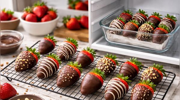 How to make viral chocolate strawberries using Indian ingredients