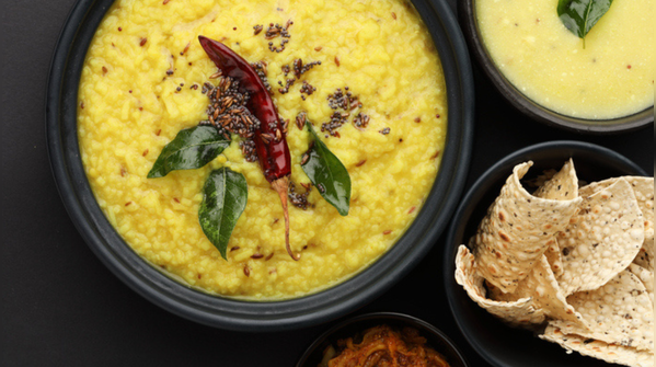 Khichdi with Kadhi