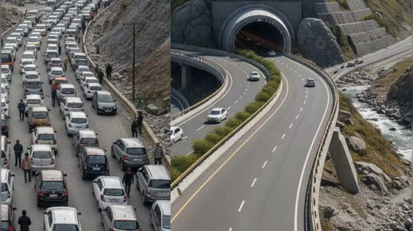 Road widening in Kalimath Valley