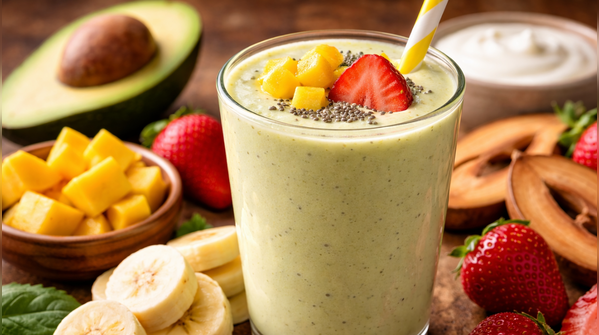 Avocado fruit smoothie