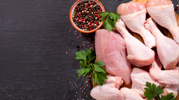Chicken and other meats