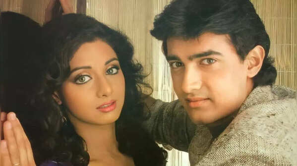 Aamir Khan and Sridevi