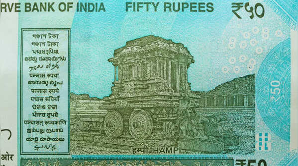 INR 50 Note – Vijaya Vittala Temple, Karnataka