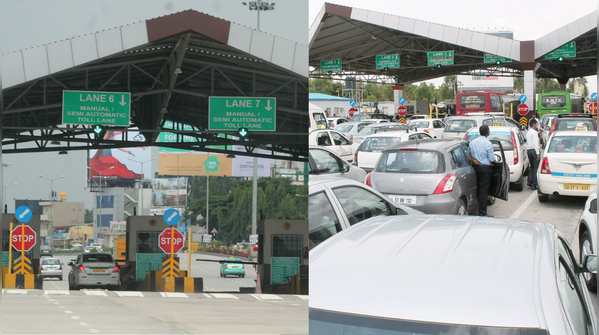Service road construction to improve flow
