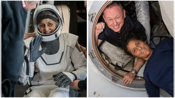Return to Earth after months in space