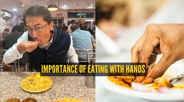 Why foreigners start loving eating with hands
