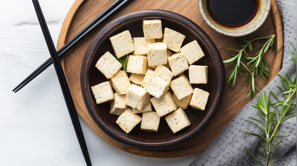 Tofu and soy chunks