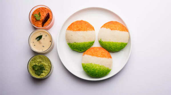 Tricolour Idli