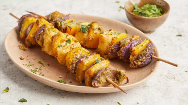 Sweet Potato & Paneer Kebabs