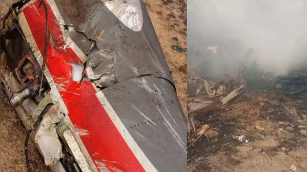 Chartered flight crash at Baramati airport