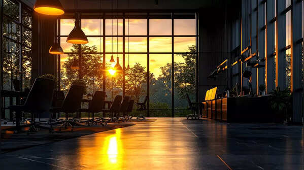 Floor-to-ceiling glass windows