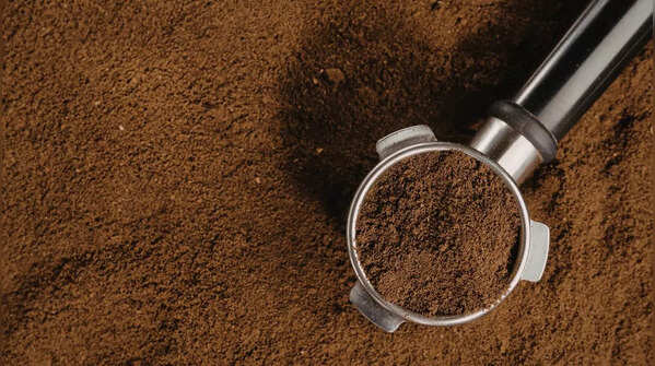 Used coffee grounds