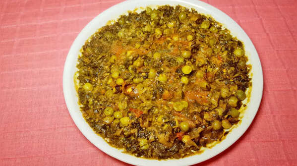 Hara Chana & Methi Sabzi