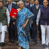 2024 interim Budget: Blue tussar silk