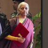 Union Budget 2026: FM Sitharaman dons deep maroon Kanjeevaram for 9th consecutive Budget