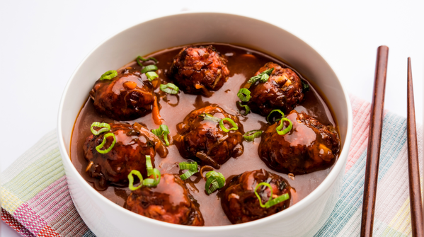 8. Vegetable Manchurian (Chinese-Indian favourite)