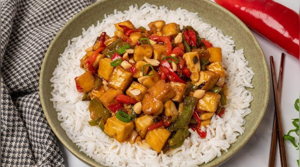7. Kung pao tofu