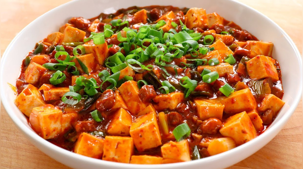 3. Vegetarian mapo tofu