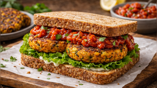 Moong dal and carrot tikki
