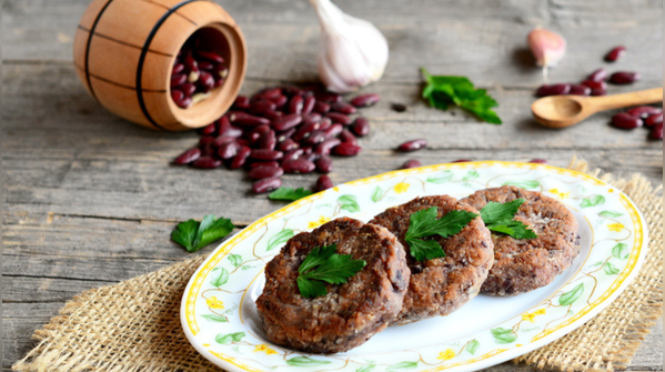 Rajma and oats tikki