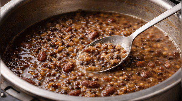 Steps to cook it slowly and properly, Soak and pressure-cook the lentils