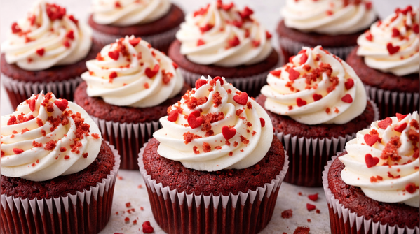 Promise Day - Red velvet cupcakes