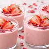 ​Rose Day - Strawberry rose mousse cups