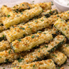 Zucchini or courgette fries