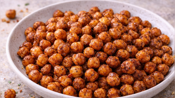 Spiced chickpeas for snacking