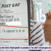 Food delivery rider told to 