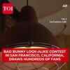 Article image for: <i class="tbold">Bad Bunny</i> Fever Hits San Francisco As Look-Alike Contest Attracts Massive Crowd